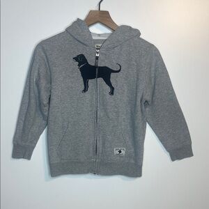 The Black Dog kids classic full zip hoodie sweatshirt